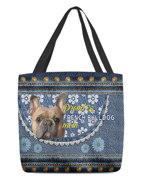 Pround French bulldog2 mom-Cloth Tote Bag