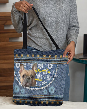 Pround French bulldog2 mom-Cloth Tote Bag