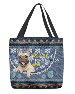 Pround French bulldog mom-Cloth Tote Bag