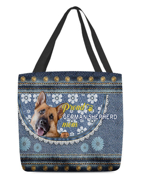 Pround German Shepherd mom-Cloth Tote Bag