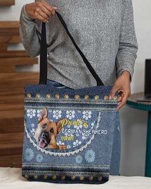 Pround German Shepherd mom-Cloth Tote Bag