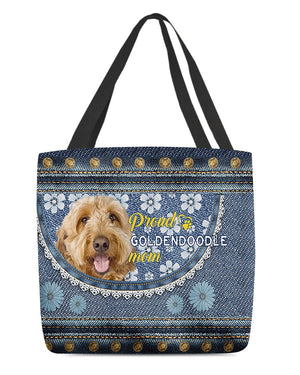 Pround Goldendoodle mom-Cloth Tote Bag