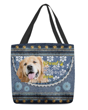 Pround Golden retriever mom-Cloth Tote Bag