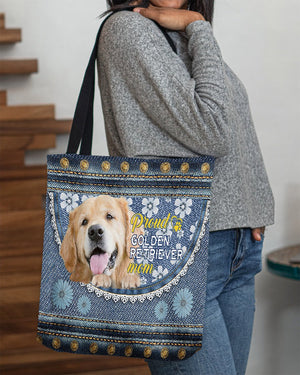 Pround Golden retriever mom-Cloth Tote Bag