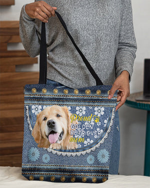 Pround Golden retriever mom-Cloth Tote Bag