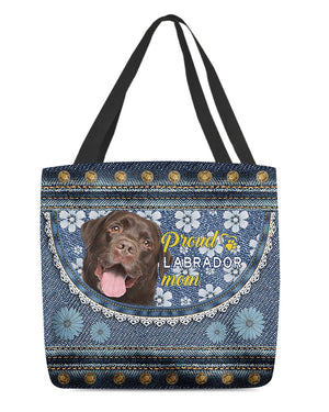 Pround Labrador2 mom-Cloth Tote Bag