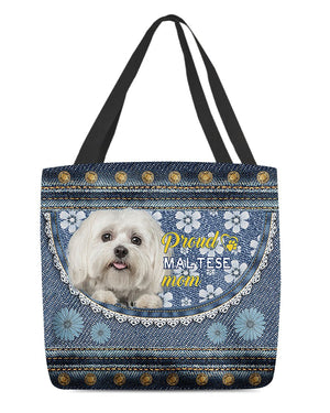 Pround Maltese2 mom-Cloth Tote Bag