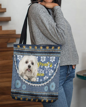 Pround Maltese2 mom-Cloth Tote Bag