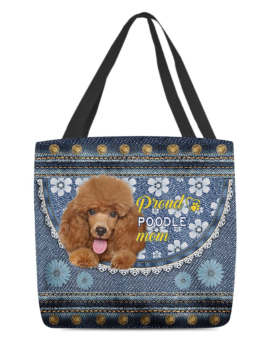Pround Poodle1 mom-Cloth Tote Bag