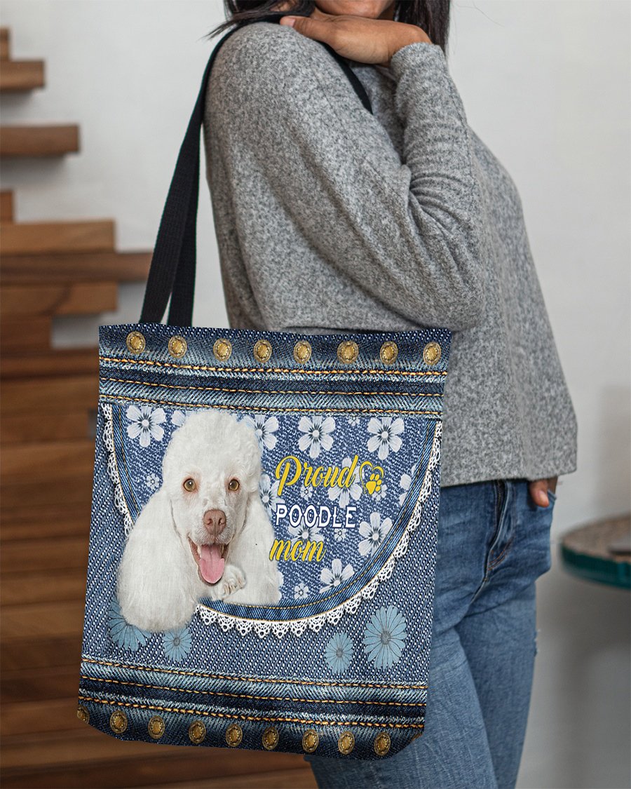 Pround Poodle2 mom-Cloth Tote Bag