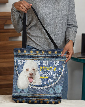 Pround Poodle2 mom-Cloth Tote Bag