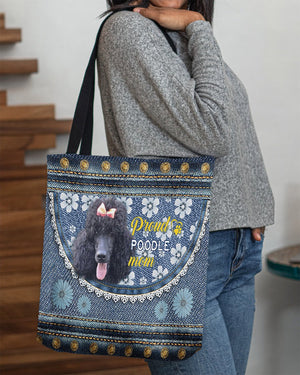 Pround Poodle3 mom-Cloth Tote Bag