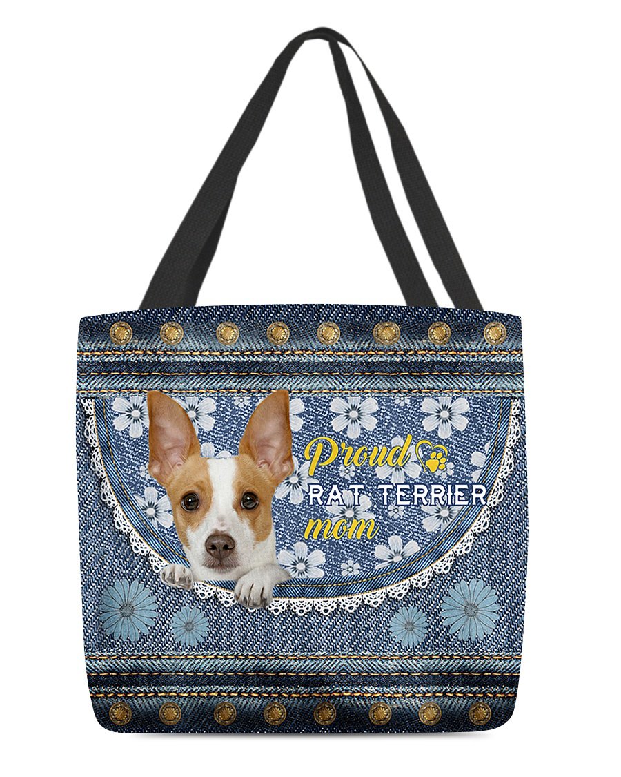 Pround Rat terrier mom-Cloth Tote Bag