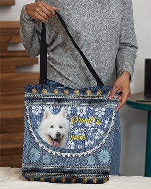 Pround Samoyed mom-Cloth Tote Bag