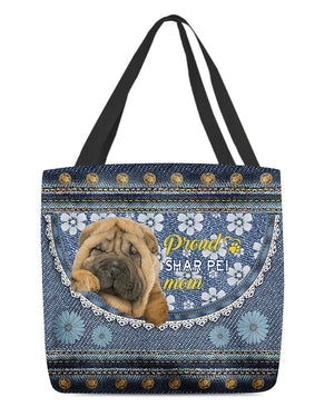 Pround Shar pei2 mom-Cloth Tote Bag