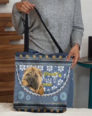 Pround Shar pei2 mom-Cloth Tote Bag