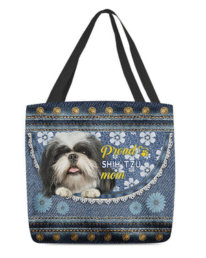 Pround Shih tzu2 mom-Cloth Tote Bag