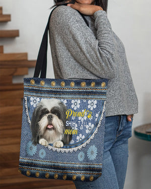 Pround Shih tzu2 mom-Cloth Tote Bag