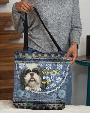 Pround Shih tzu2 mom-Cloth Tote Bag