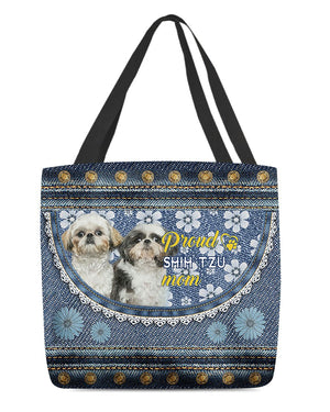 Pround Shih tzu mom-Cloth Tote Bag