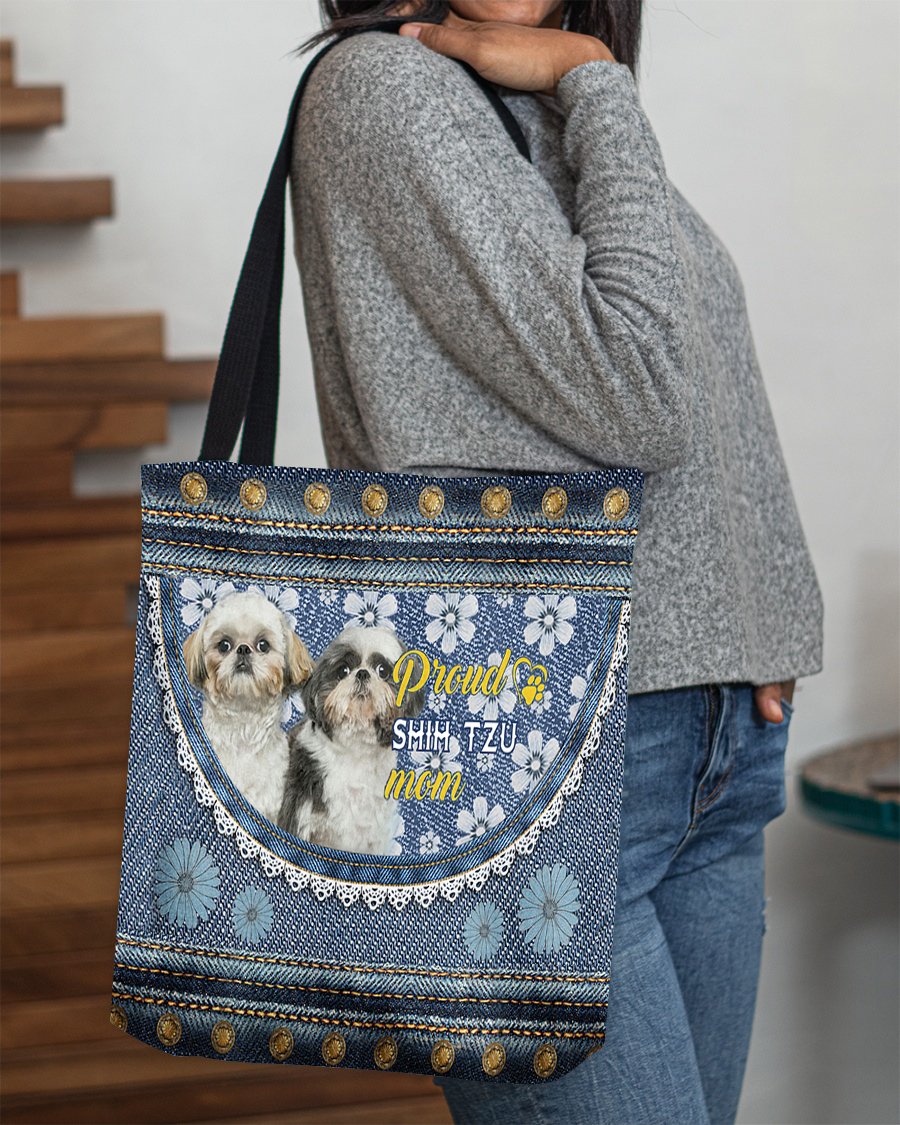 Pround Shih tzu mom-Cloth Tote Bag