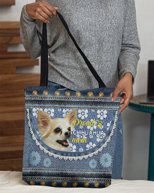 Pround chihuahua1 mom-Cloth Tote Bag