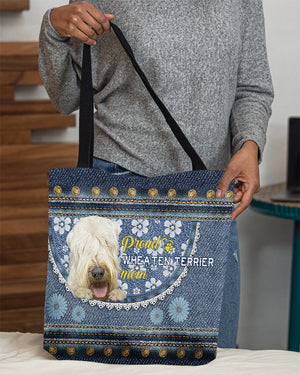 Pround wheaten terrier mom-Cloth Tote Bag