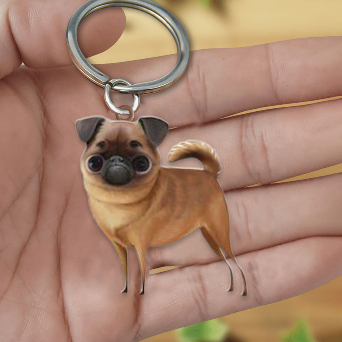 Pti Brabanson-Look at me flat Acrylic Keychain