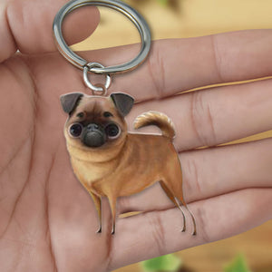Pti Brabanson-Look at me flat Acrylic Keychain