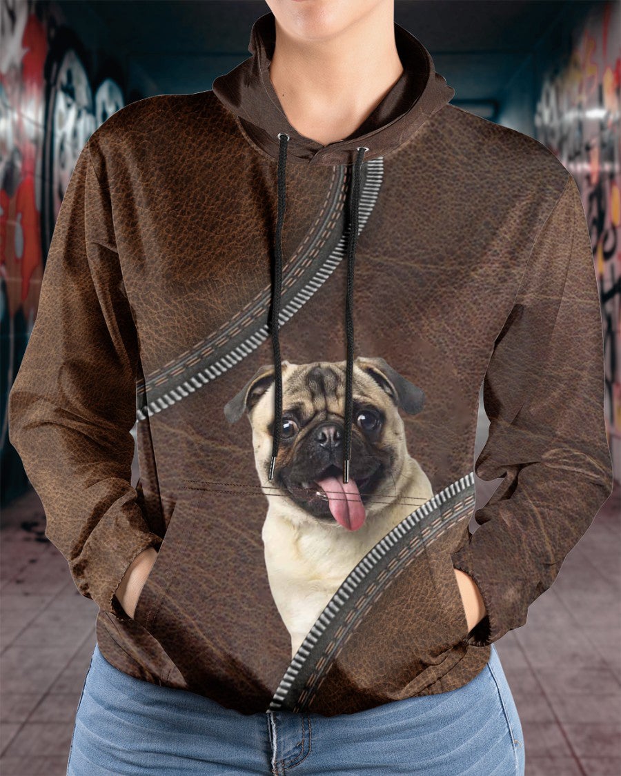 Pug-Never Walk Alone Hoodie