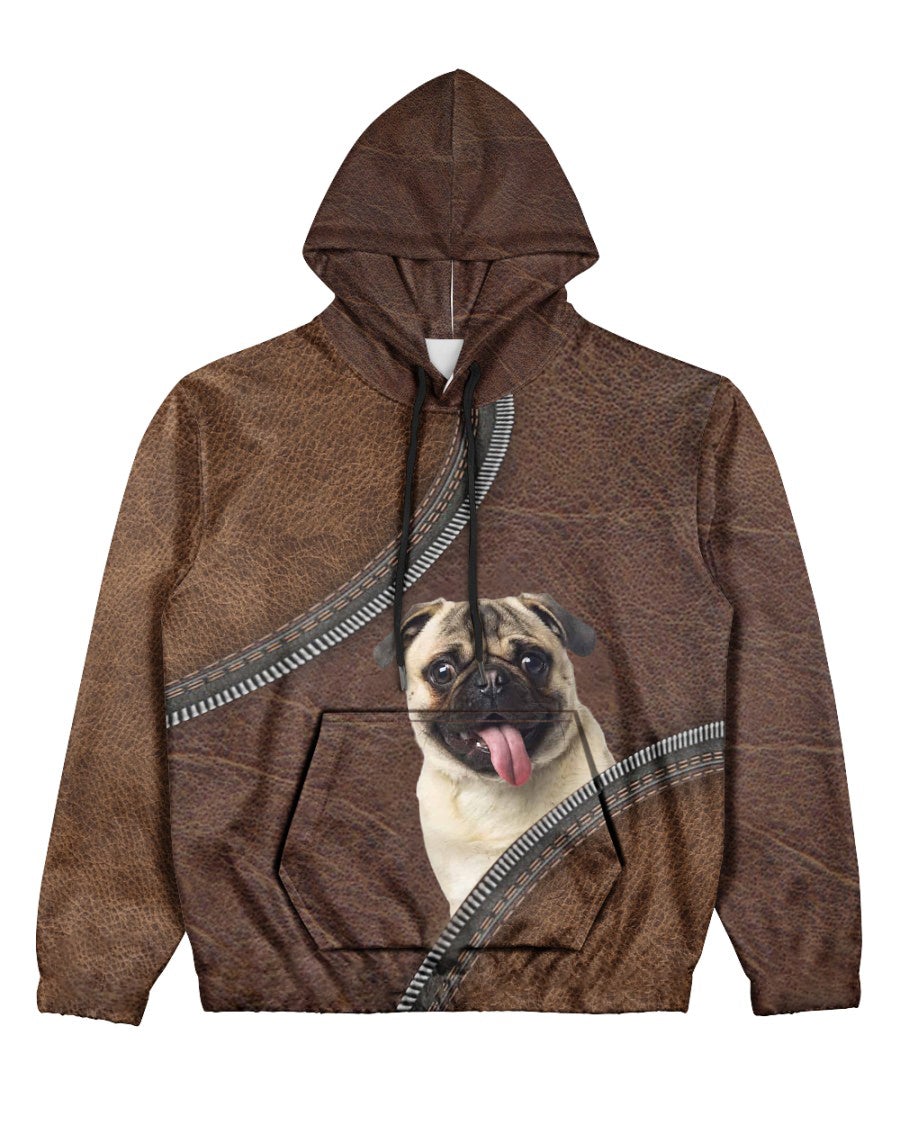 Pug-Never Walk Alone Hoodie