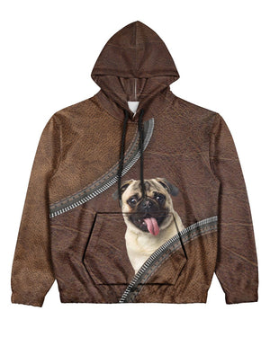 Pug-Never Walk Alone Hoodie