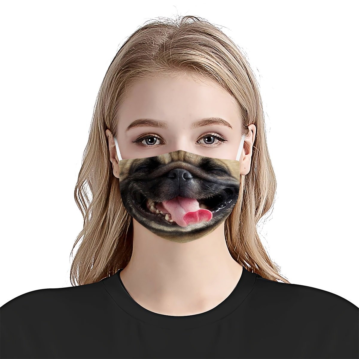 Pug Smile EZ06 1304 Face Mask