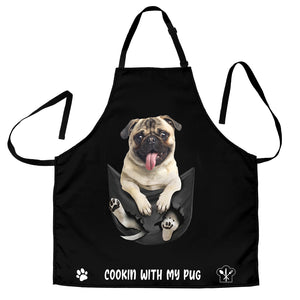 Pug2 Cookin' With Me Apron