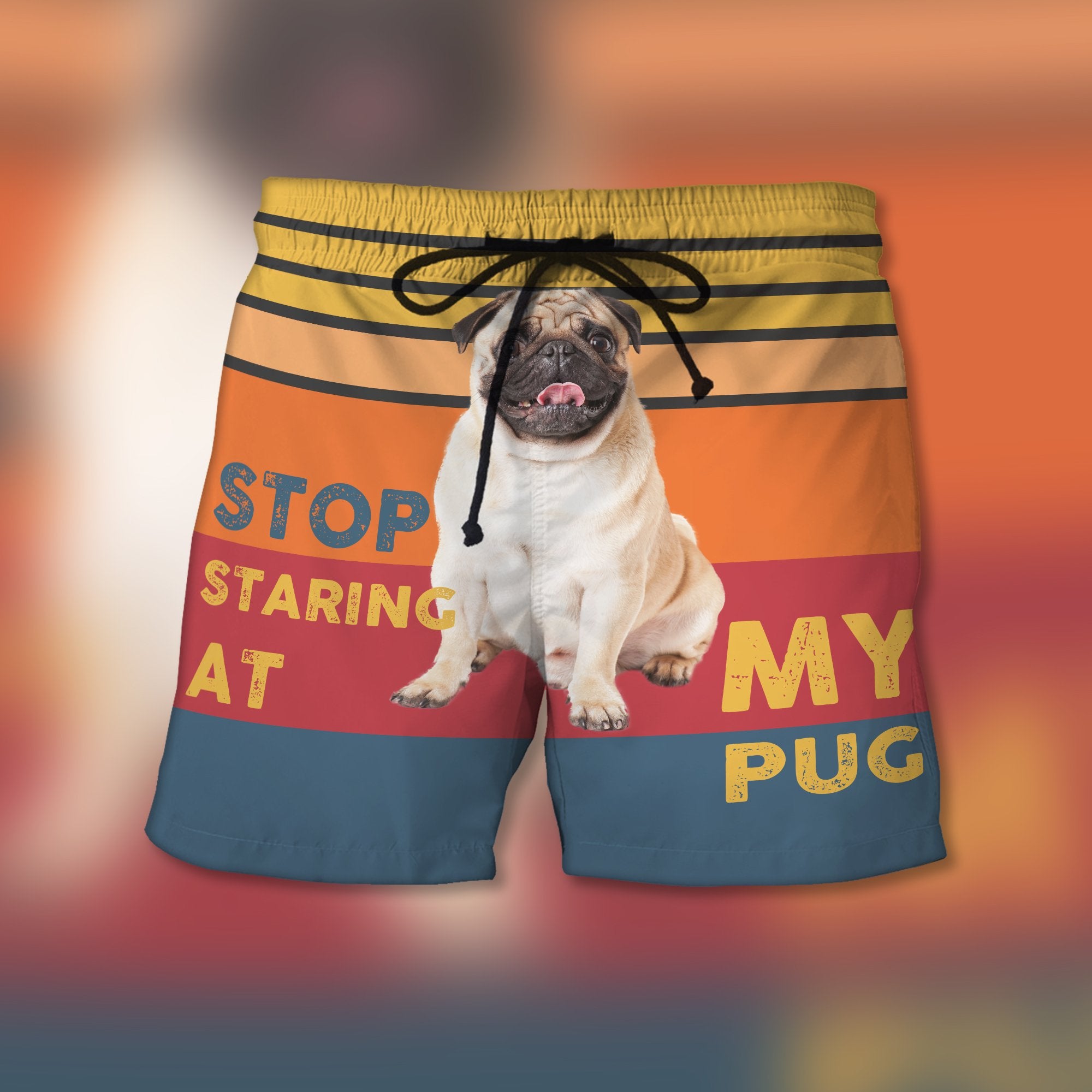 Stop Staring At My Pug - Custom Trunks