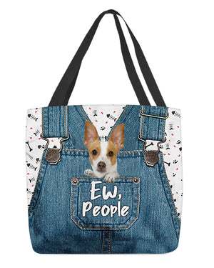 Rat terrier-EW people-Cloth Tote Bag