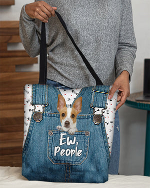 Rat terrier-EW people-Cloth Tote Bag