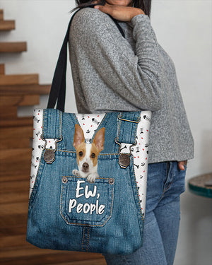 Rat terrier-EW people-Cloth Tote Bag