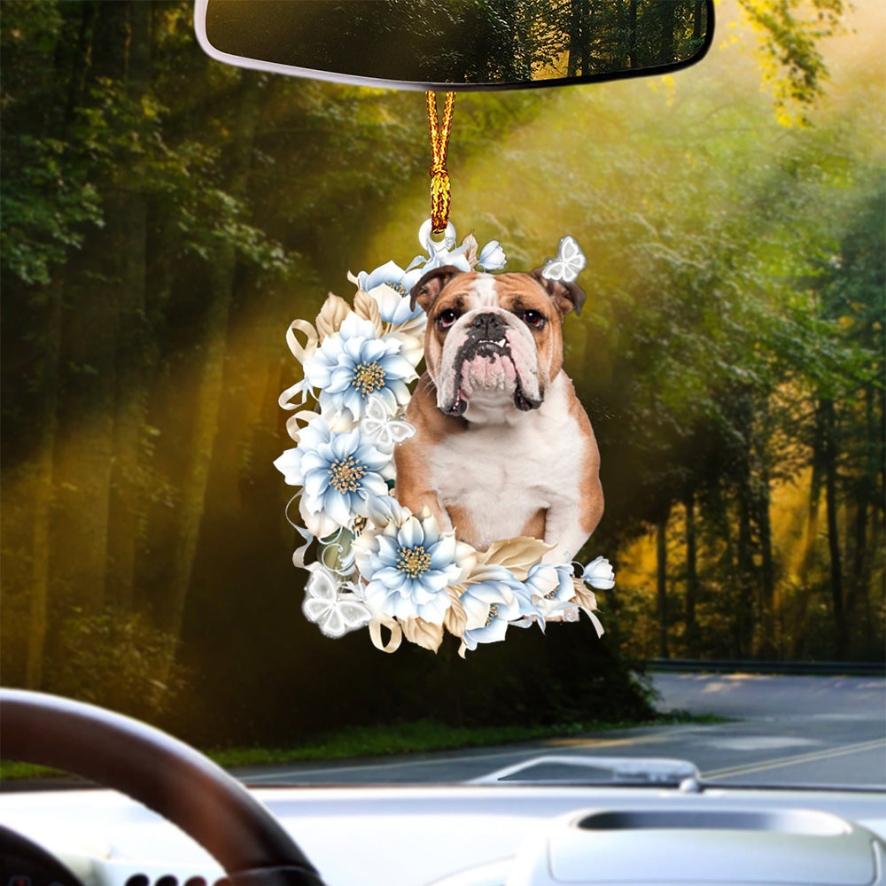 BROWN English Bulldog-Rest Of Mine Two Sides Ornament