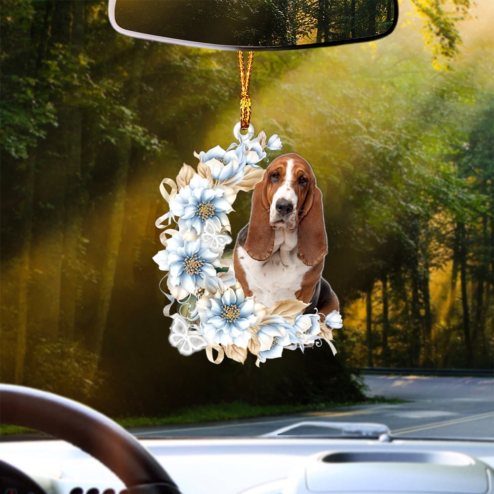 Basset Hound-Rest Of Mine Two Sides Ornament