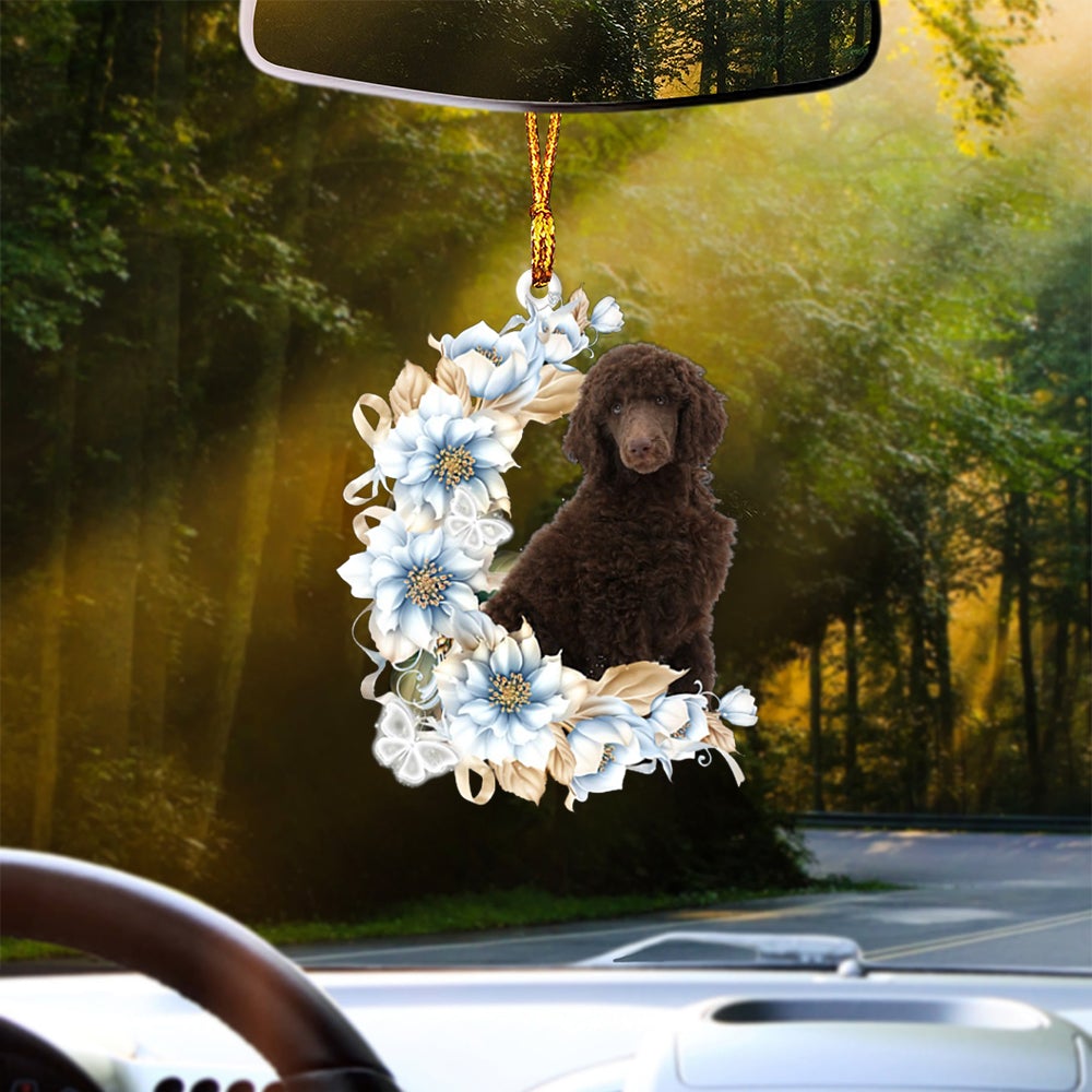 CHOCOLATE Standard Poodle-Rest Of Mine Two Sides Ornament