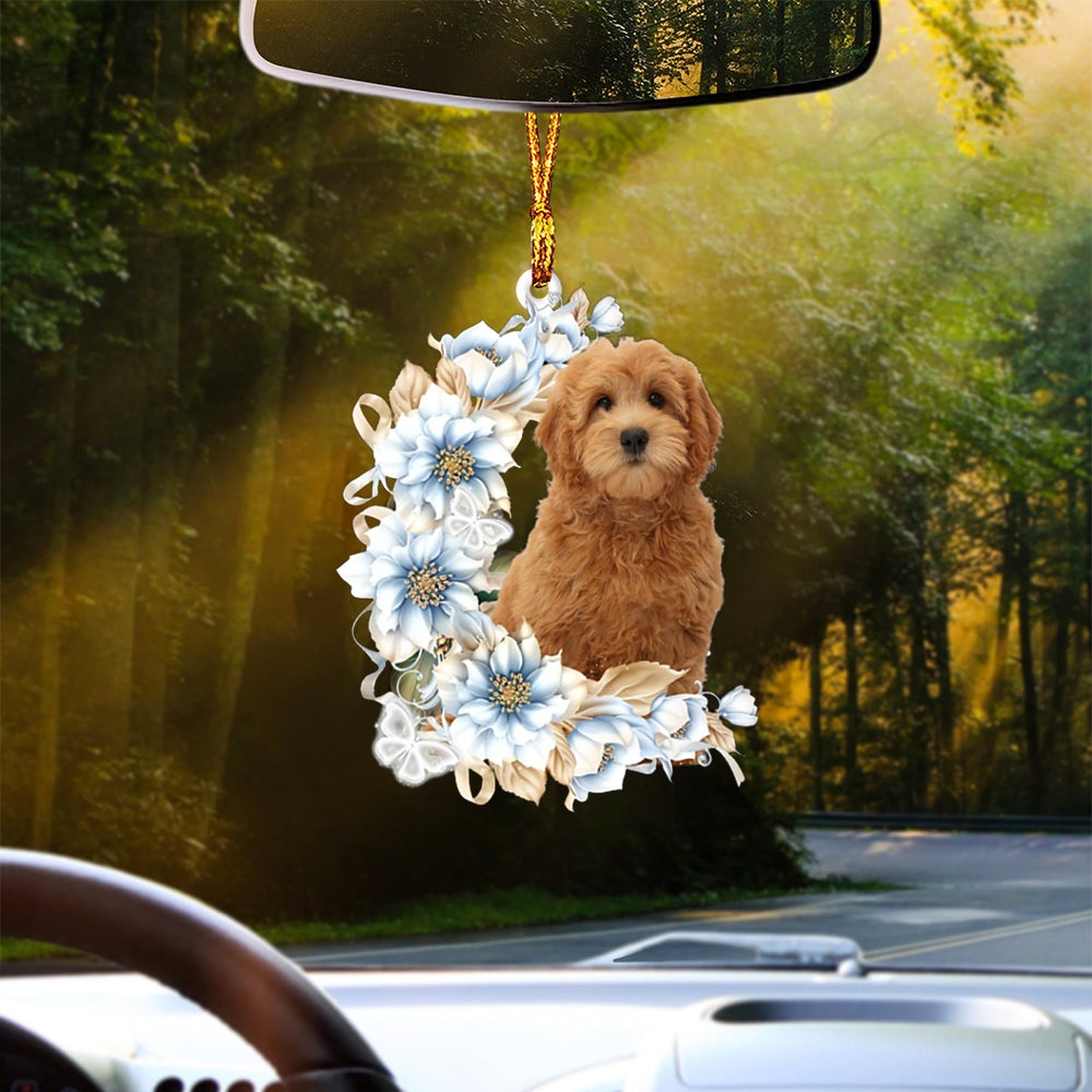 RED Goldendoodle-Rest Of Mine Two Sides Ornament