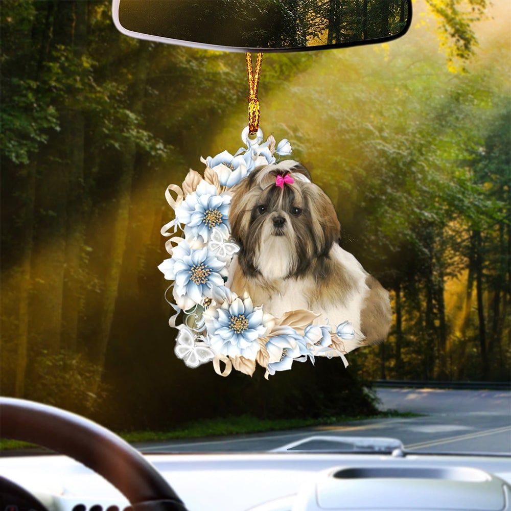 Shih Tzu 1-Rest Of Mine Two Sides Ornament