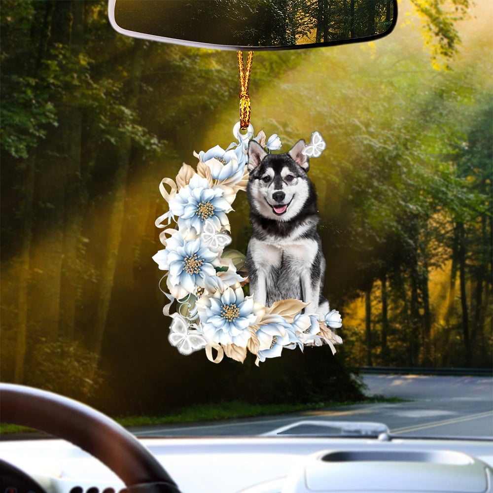 husky-Rest Of Mine Two Sides Ornament