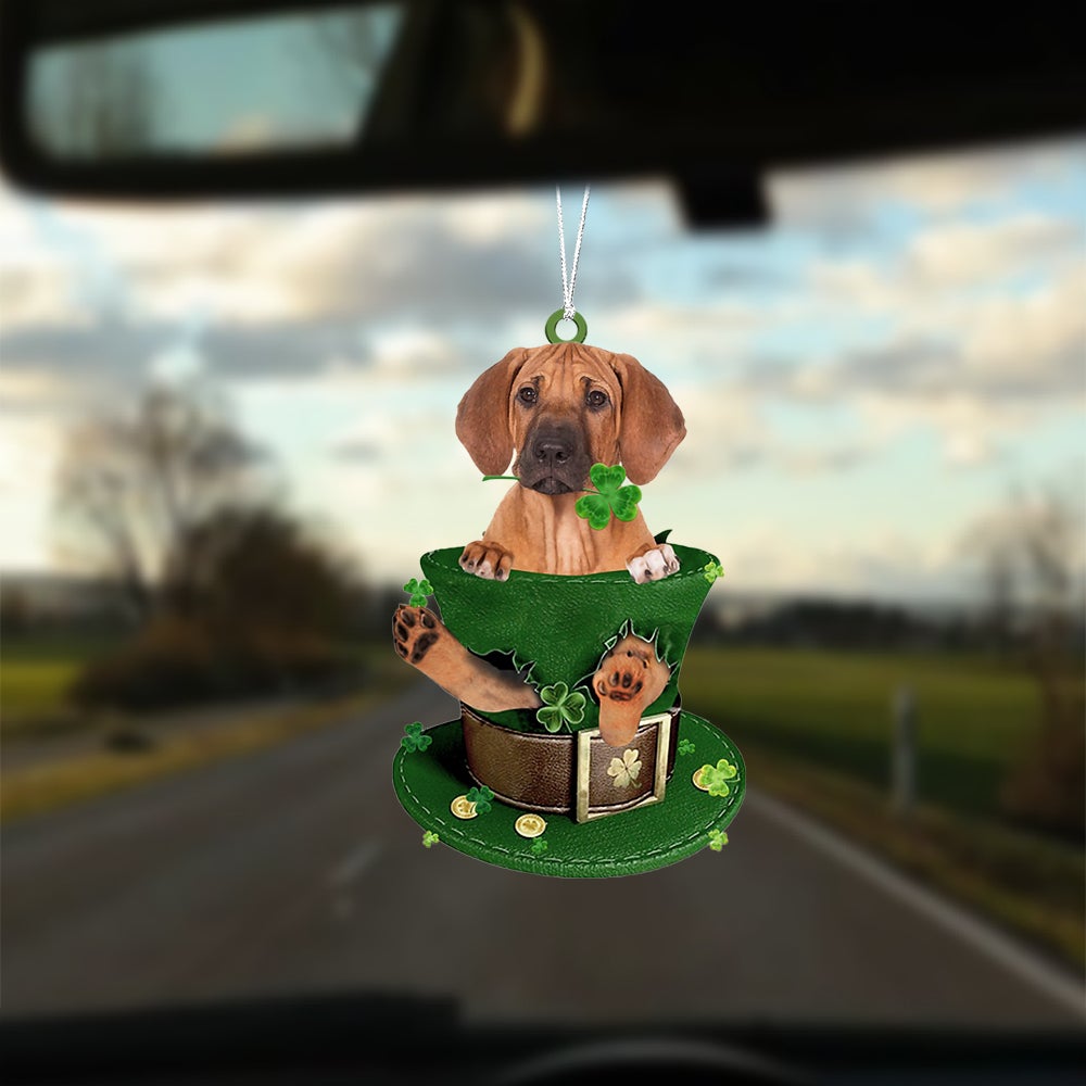 Rhodesian Ridgeback-Patrick Hat-Two Sided Ornament