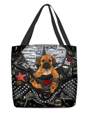 Rhodesian Ridgeback-Rock Dog-Cloth Tote Bag