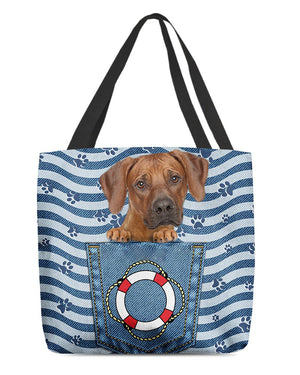 Rhodesian ridgeback On Board-Cloth Tote Bag