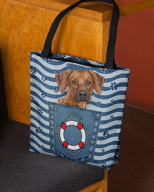 Rhodesian ridgeback On Board-Cloth Tote Bag