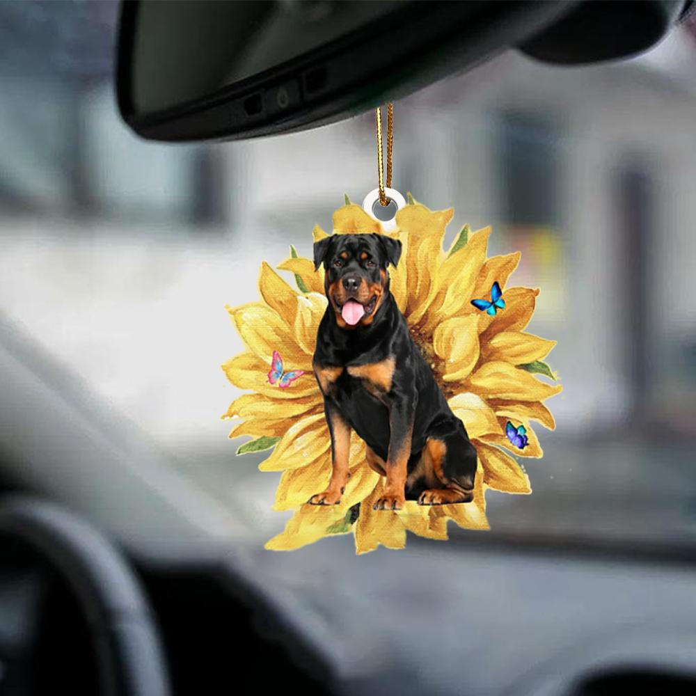 Rottweiler-The Sunshine-Two Sided Ornament