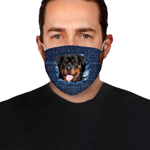 Rottweiler Jean EZ01 0805 Face Mask